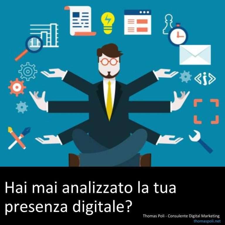 Thomas Poli Digital MArketing Modena Bologna - Analisi Presenza Digitale