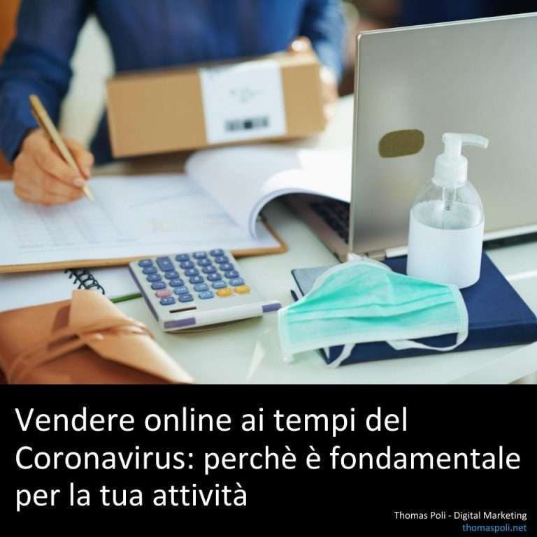 Vendere online ai tempi del Coronavirus - Thomas Poli Digital Marketing